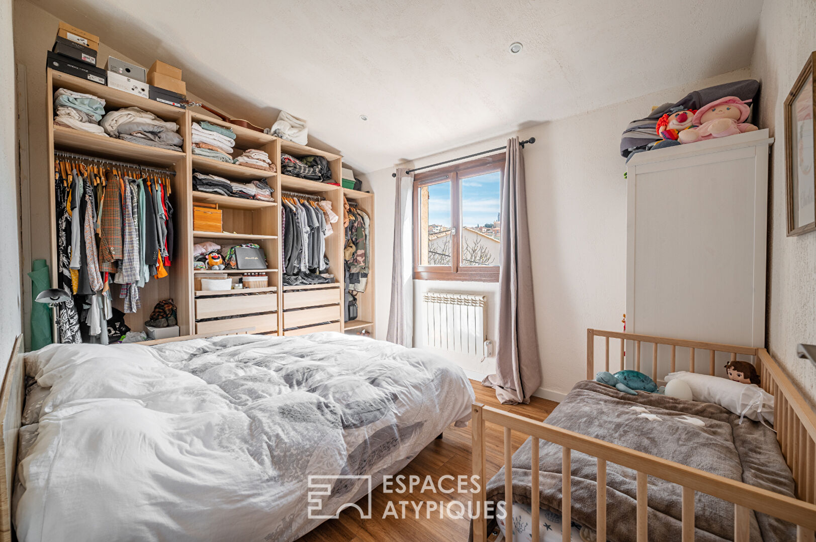 Appartement/maison au coeur du village avec balcon et vue mer