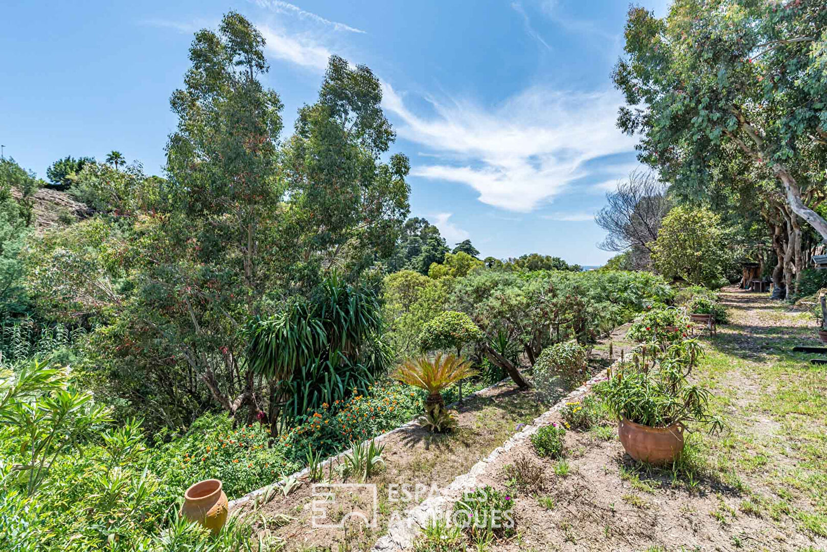 Apartment and its landscaped garden in Cannes