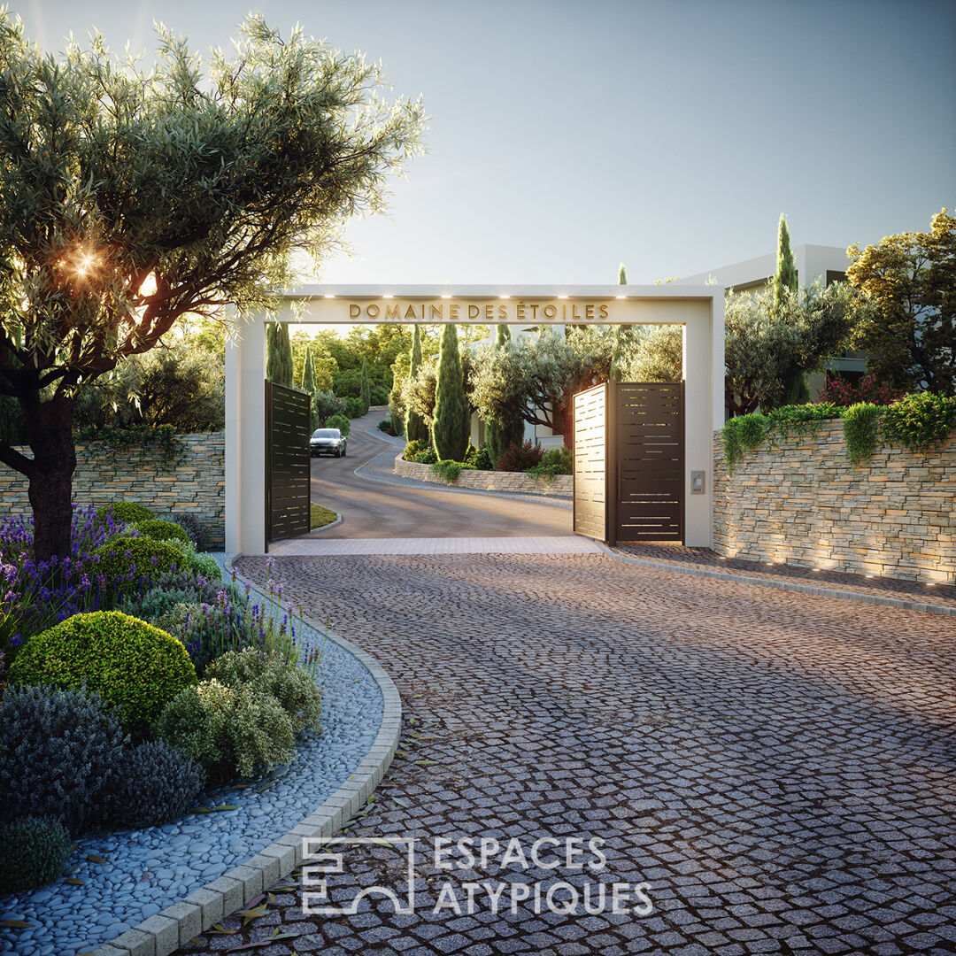 Villa moderniste au coeur d’un domaine neuf à Mougins