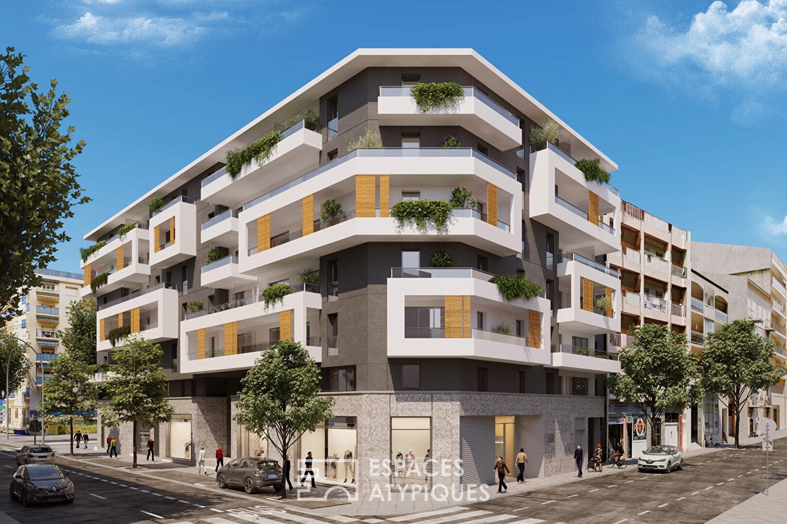Duplex en dernier étage à Nice