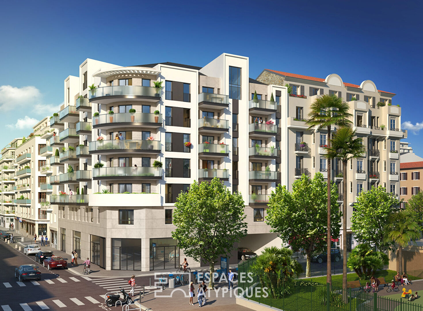 Duplex dans le quartier du port