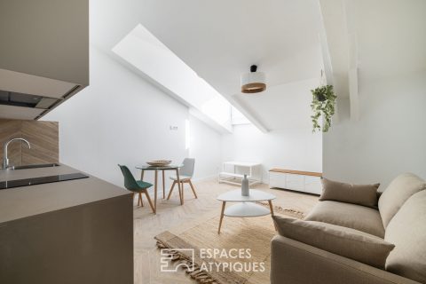 Studio rénové et meublé dans immeuble de caractère à Nice