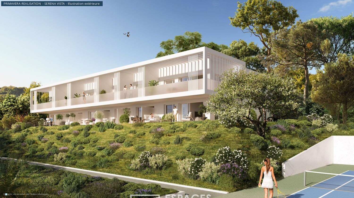 Appartement avec vue mer dans les hauteurs de Nice