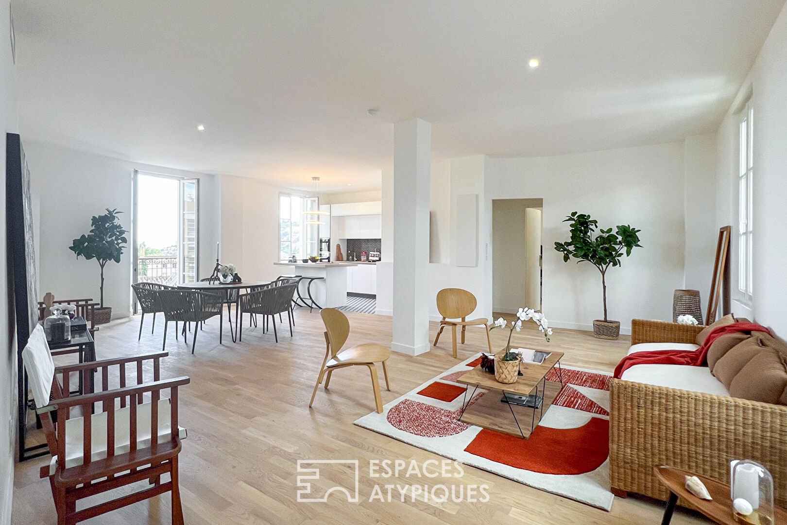 Duplex de charme rénové vue mer, idéal famille ou coliving