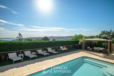 Magnifique villa 233m² avec vue mer, sur les hauteur de Vallauris