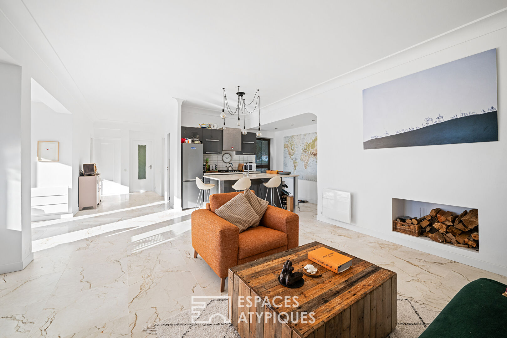 Ground floor with contemplative sea view and independent studio