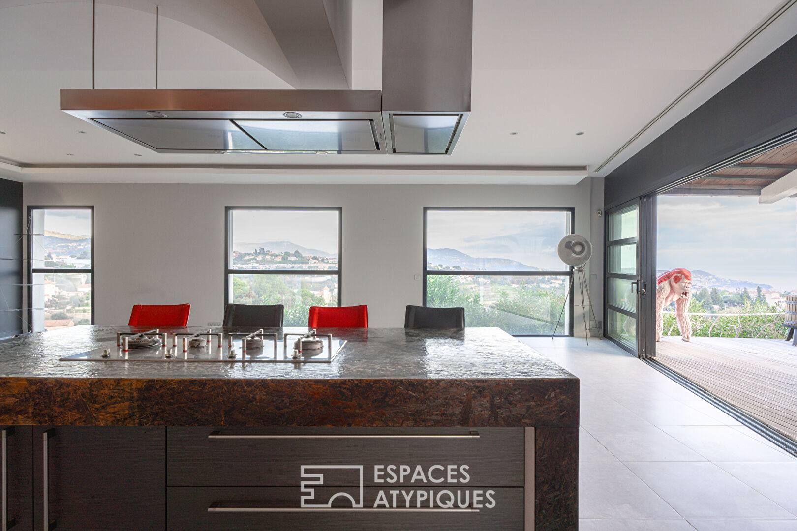 Une Villa d’architecte avec piscine vue panoramique mer et montagnes NICE