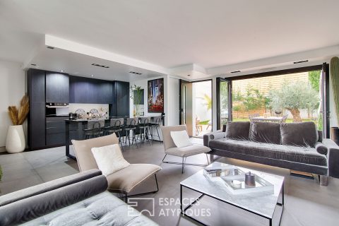 Elegant contemporary house with terraces and garden in Fontenay-sous-Bois