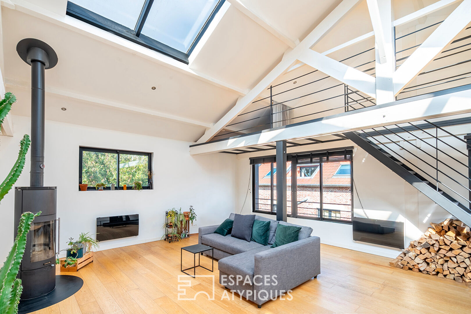 Loft en duplex dans une ancienne cartonnerie