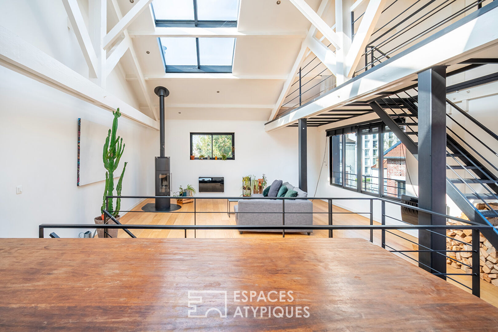 Loft en duplex dans une ancienne cartonnerie