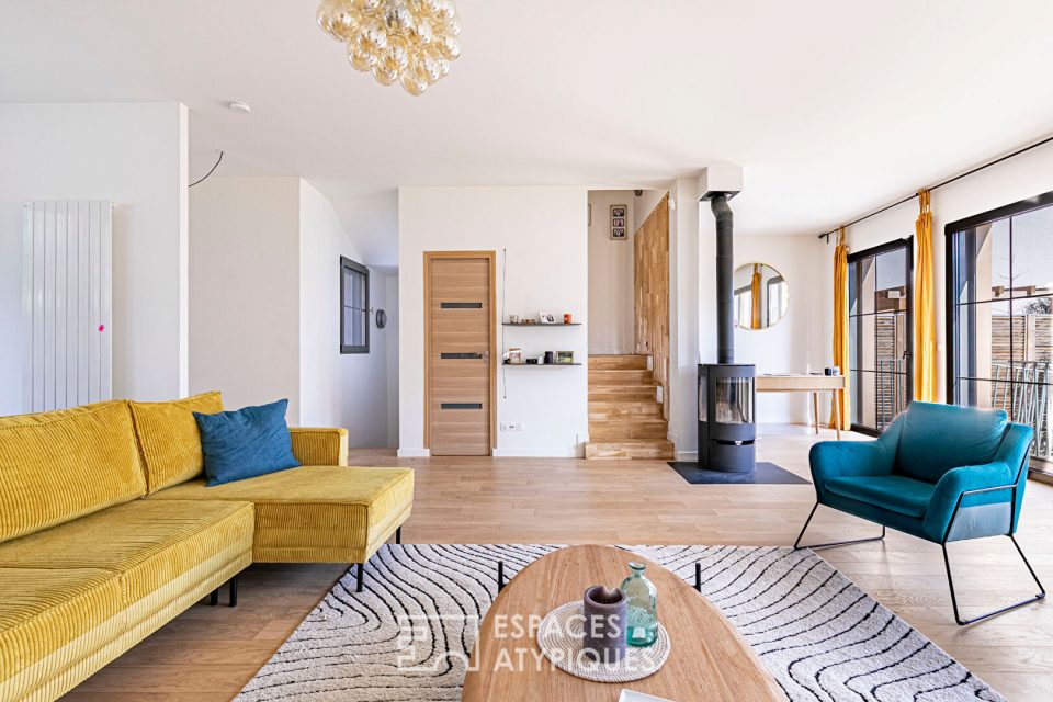 Maison d'architecte bio-climatique au calme absolu