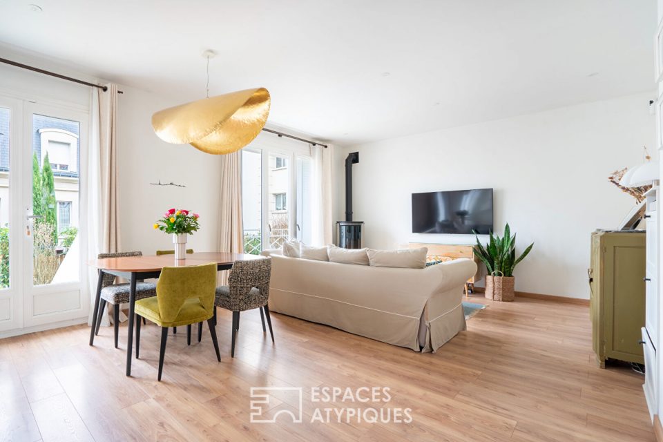 Appartement en centre ville avec jardin privatif