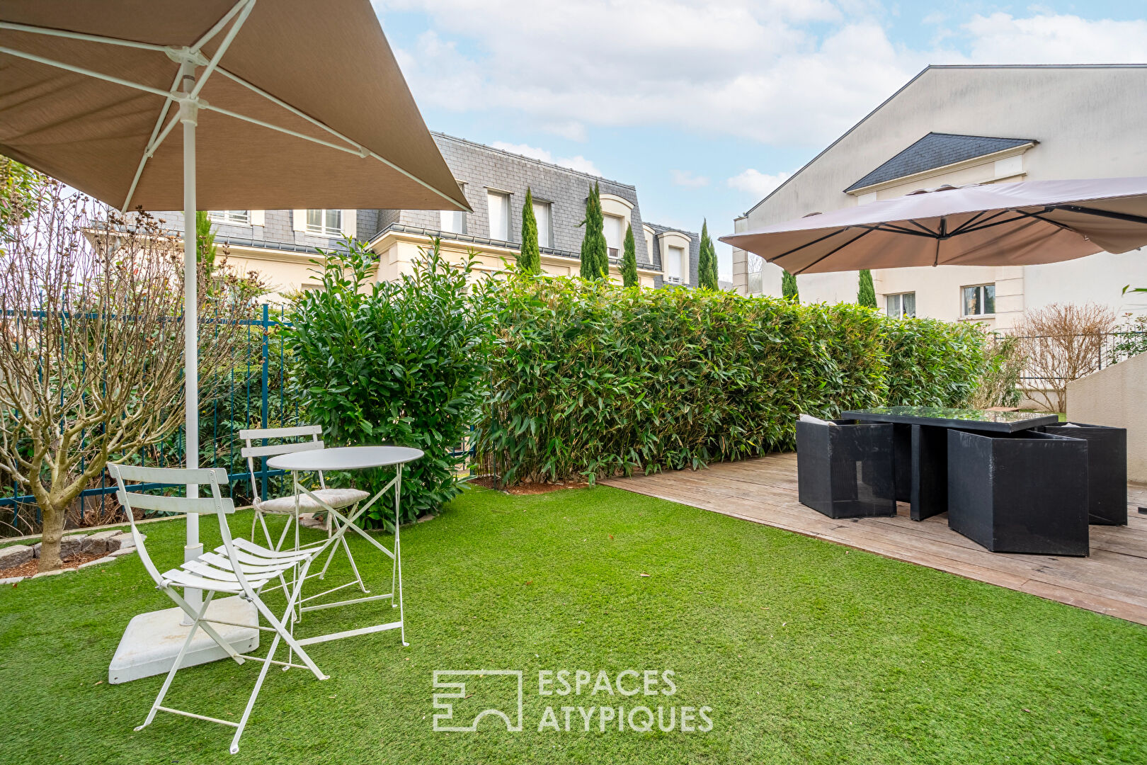 Appartement en centre ville avec jardin privatif