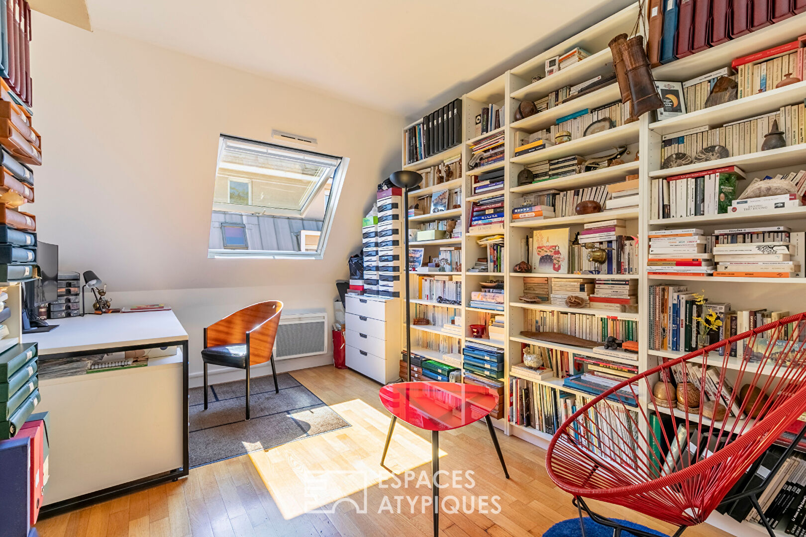 Duplex lumineux avec terrasse arborée en dernier étage