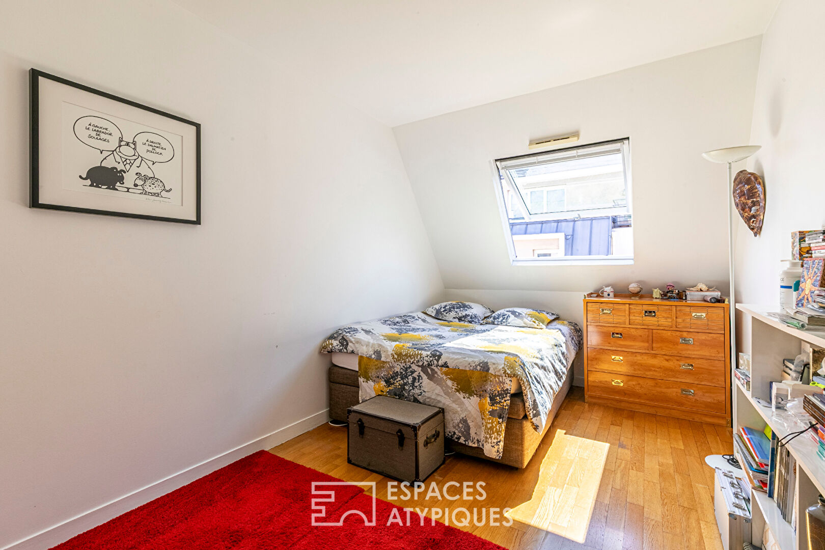 Duplex lumineux avec terrasse arborée en dernier étage