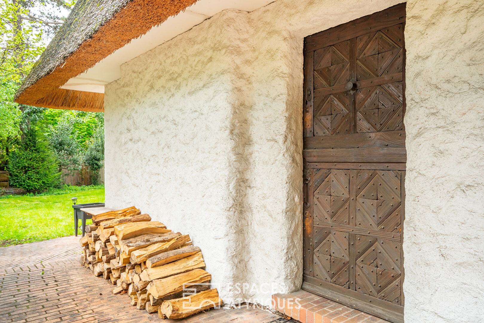 Character house with garden