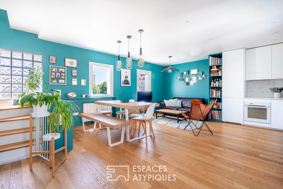 Duplex stylé avec terrasse en plein ciel, à quelques minutes de Paris