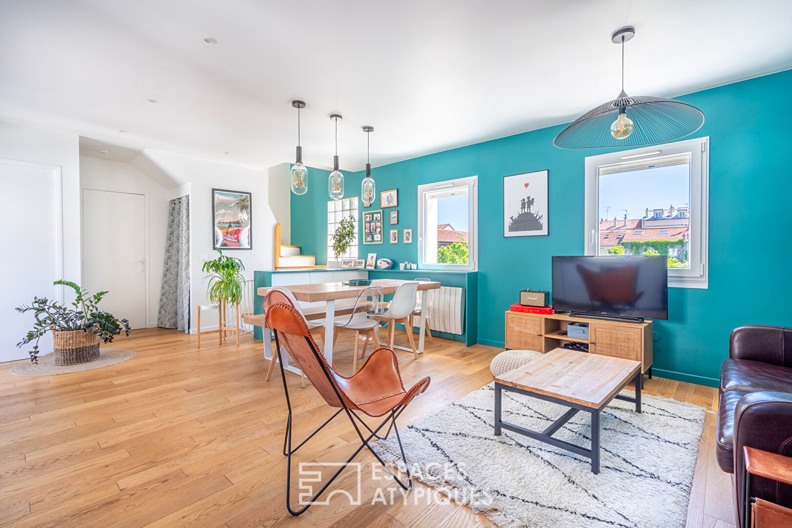 Duplex stylé avec terrasse en plein ciel, à quelques minutes de Paris