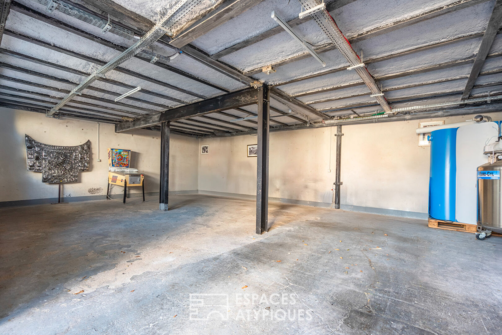Former garage converted into a loft near the banks of the Marne