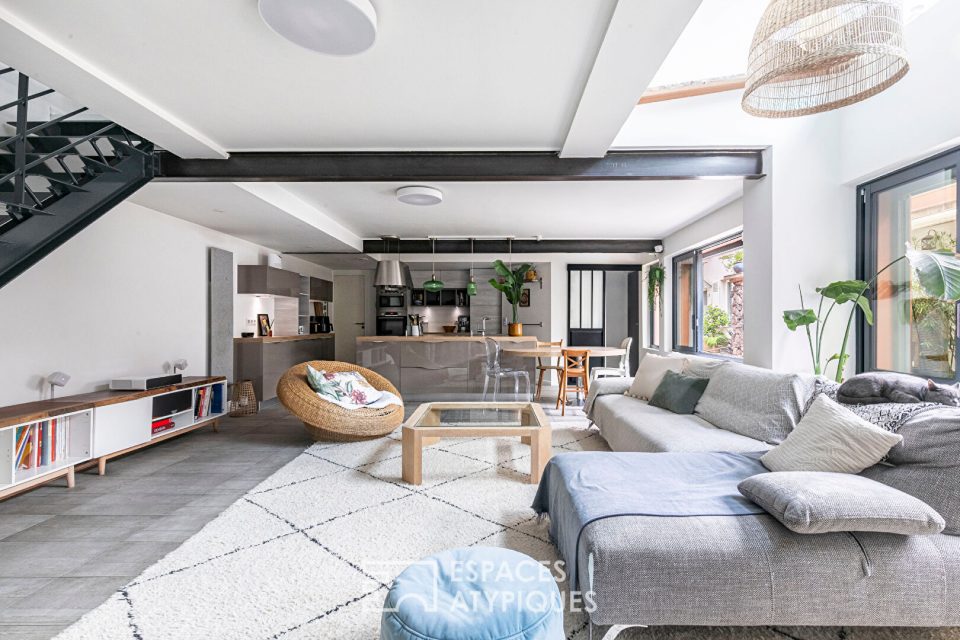 Maison d'architecte en copropriété aux portes de Paris