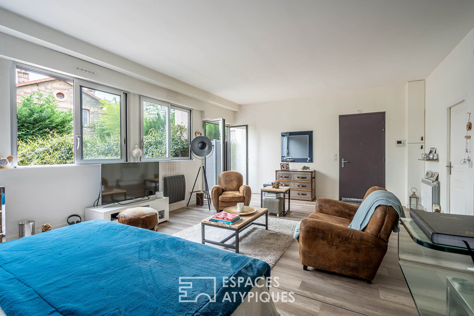 Appartement loft avec jardin