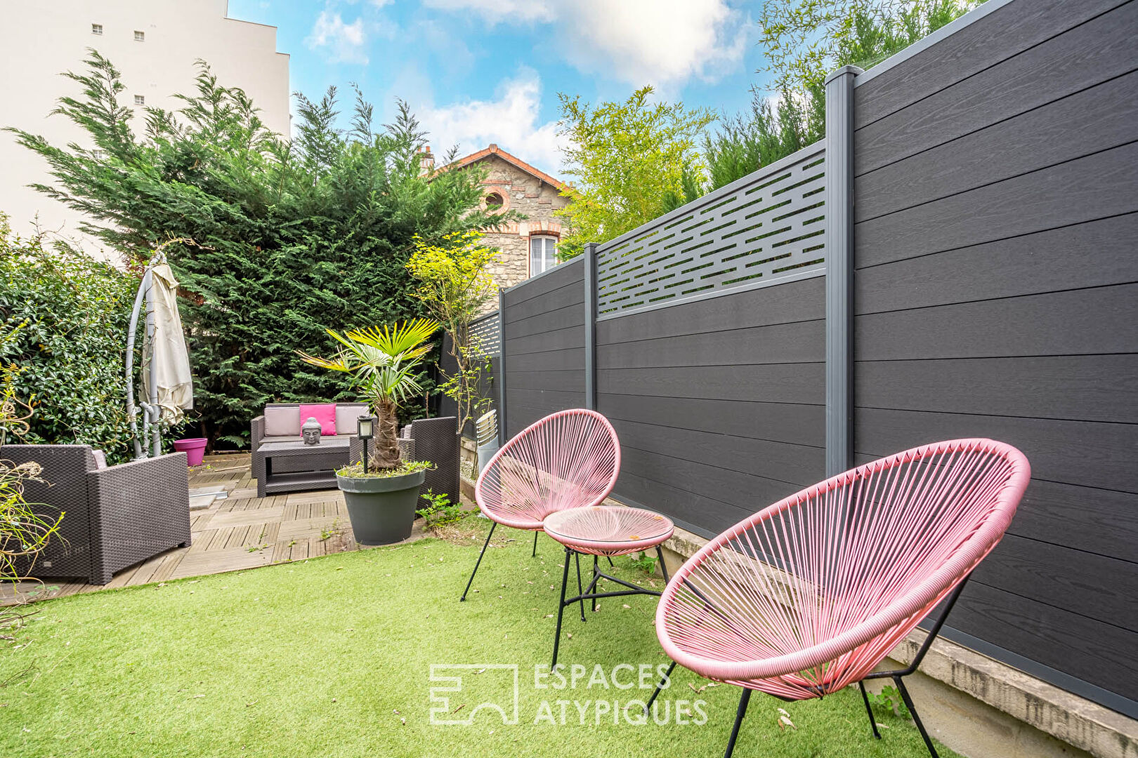 Appartement loft avec jardin