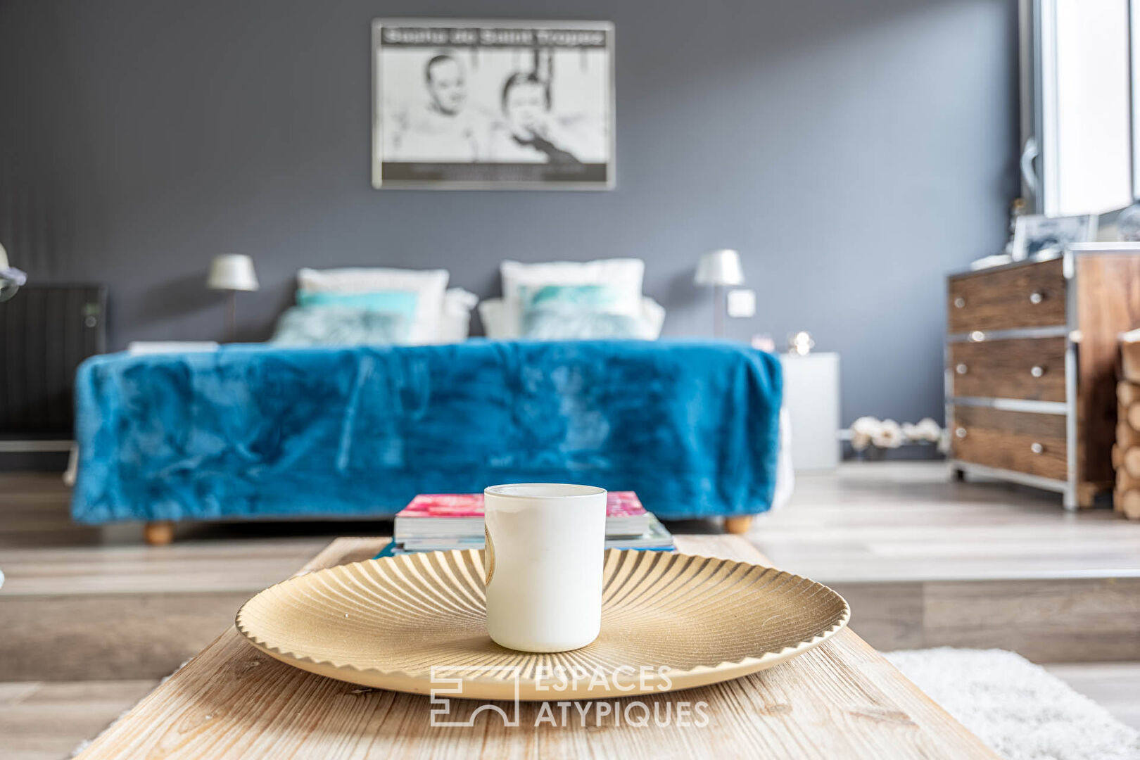 Appartement loft avec jardin