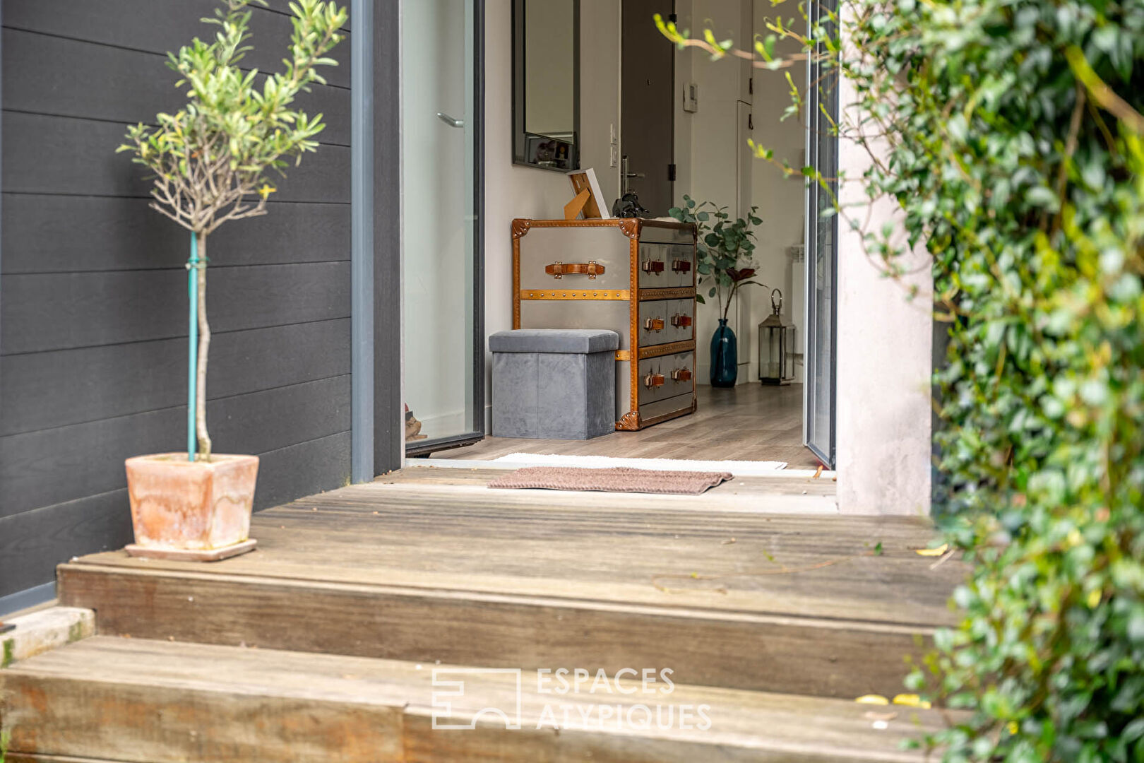 Appartement loft avec jardin