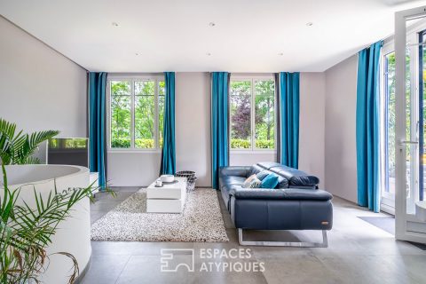 Appartement en bord de Marne avec jardin, dans le quartier du Parc
