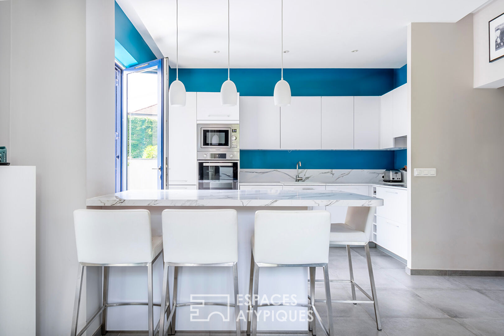 Appartement en bord de Marne avec jardin, dans le quartier du Parc