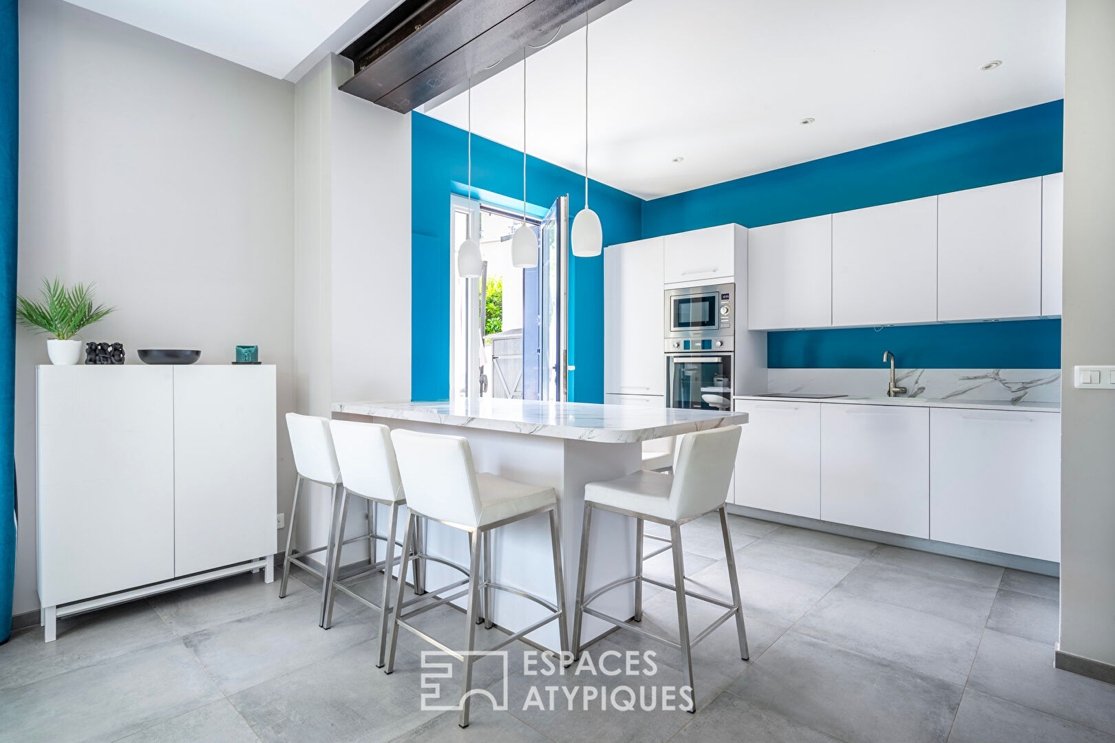 Appartement en bord de Marne avec jardin, dans le quartier du Parc