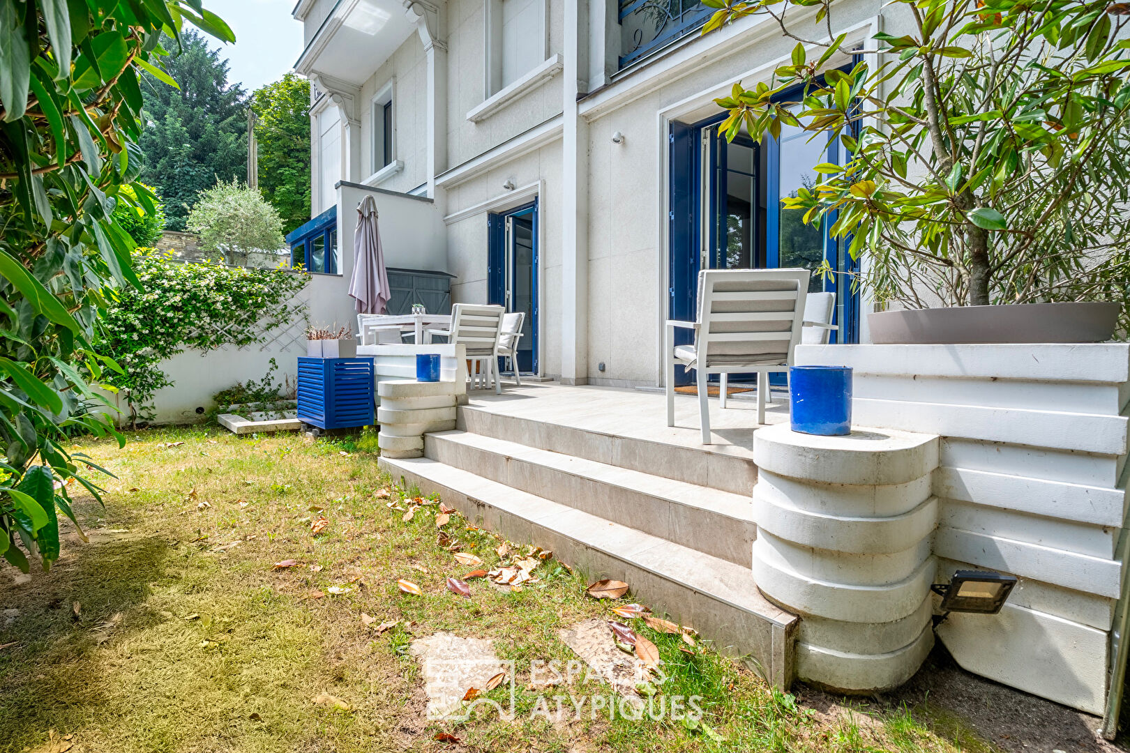 Appartement en bord de Marne avec jardin, dans le quartier du Parc