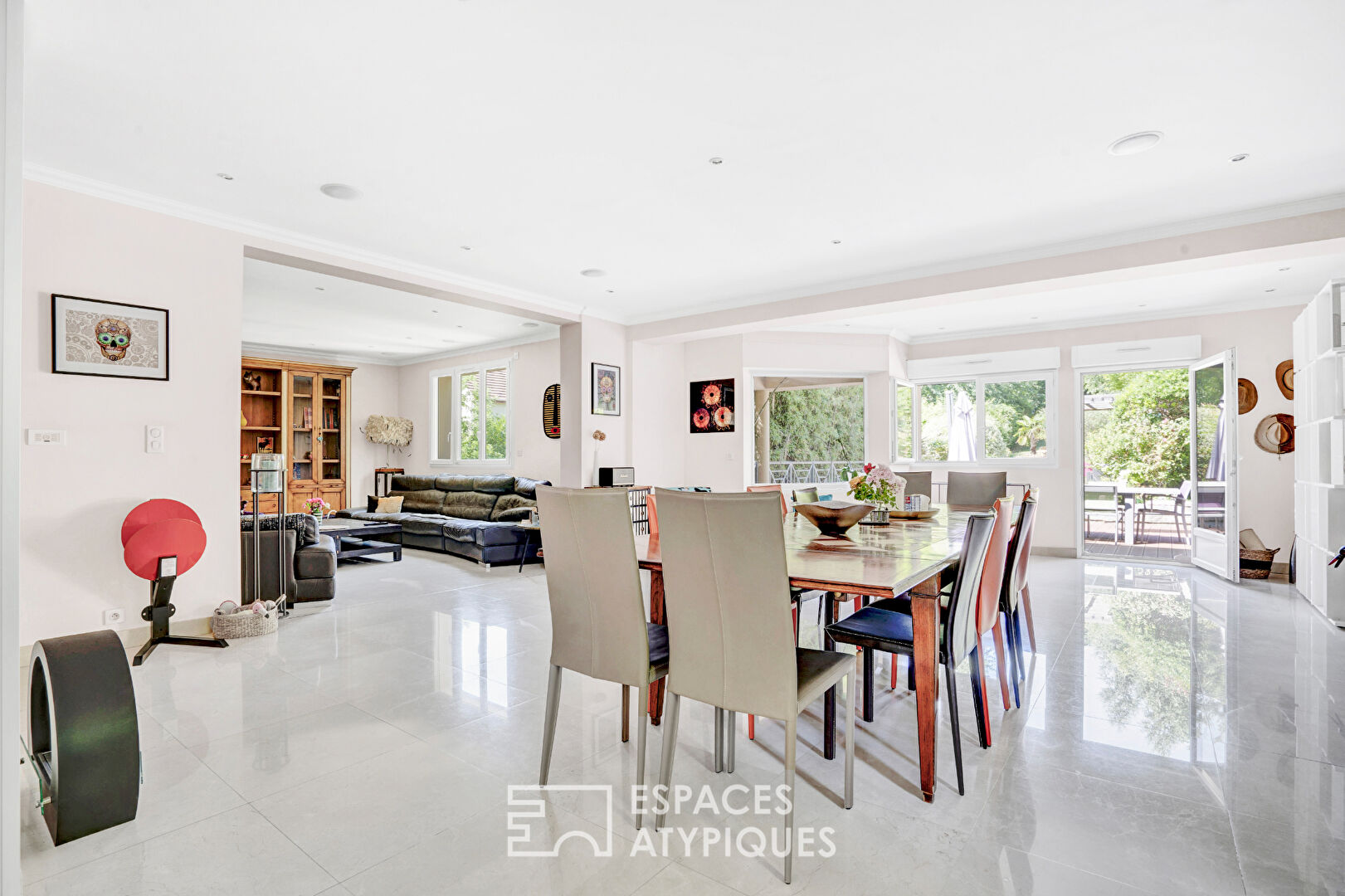 Architect-designed family home just outside Paris