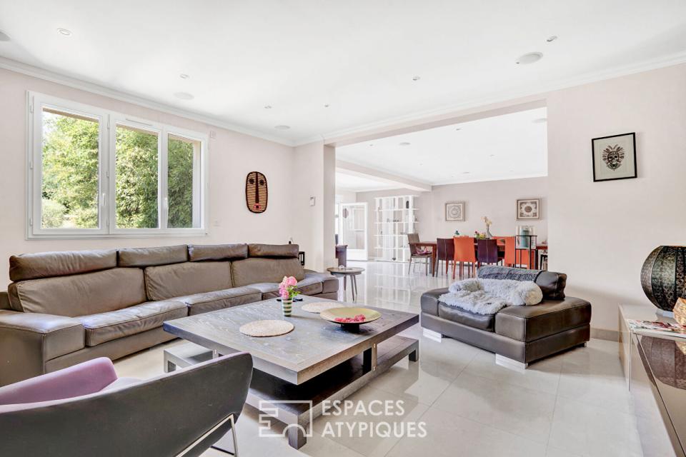 Maison d'architecte familiale aux portes de Paris