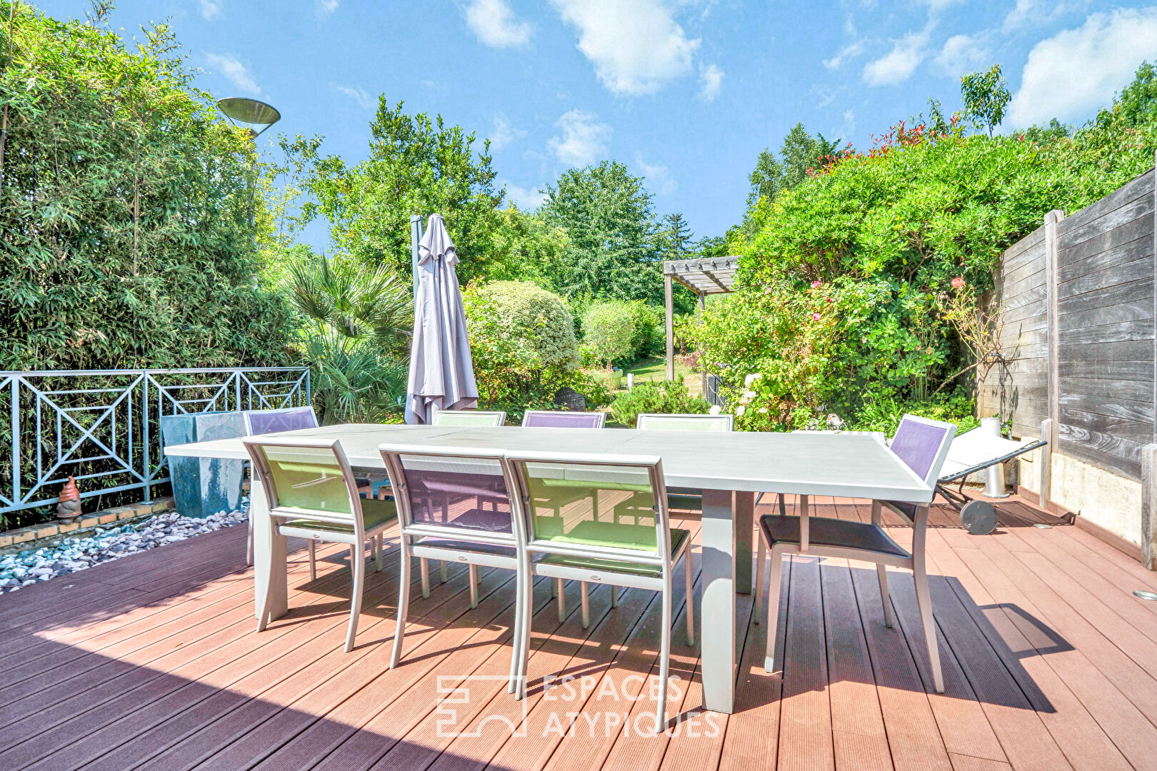 Architect-designed family home just outside Paris
