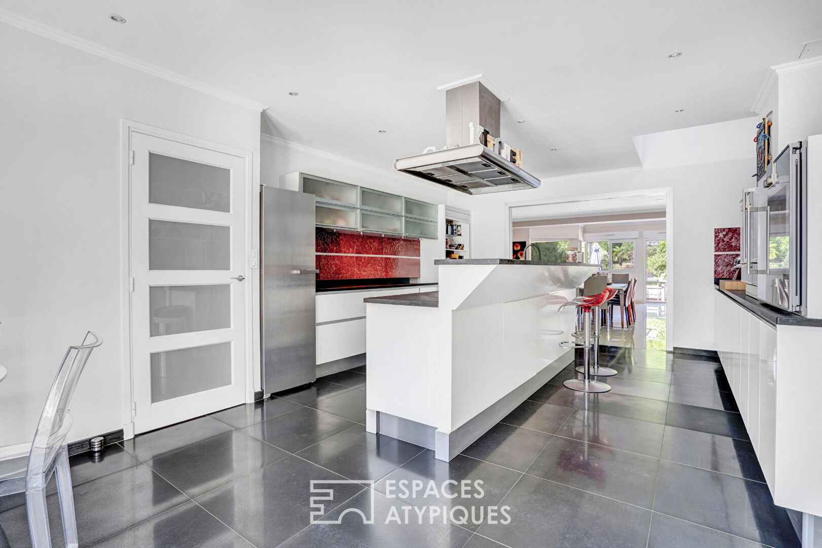 Architect-designed family home just outside Paris