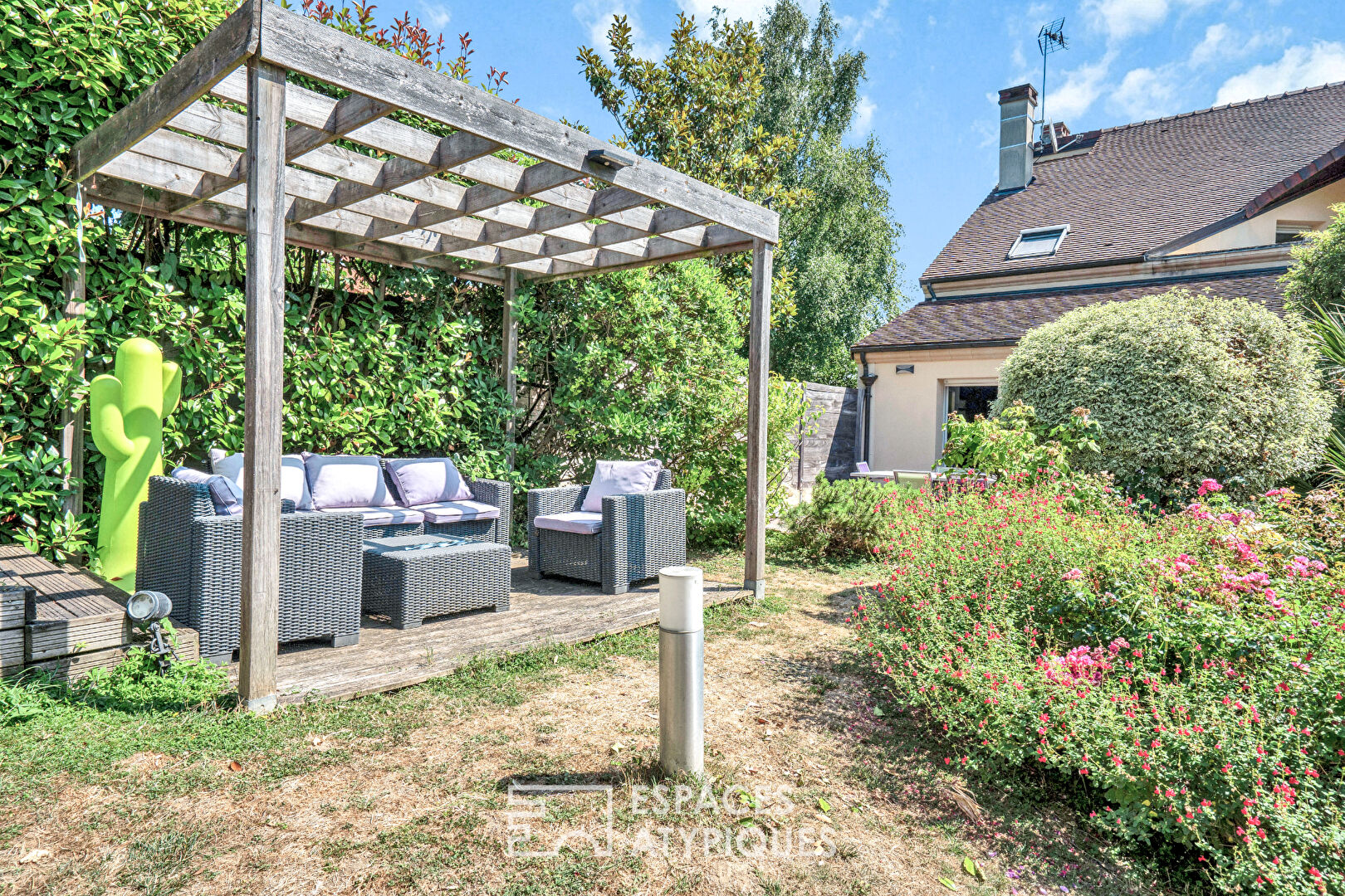 Architect-designed family home just outside Paris