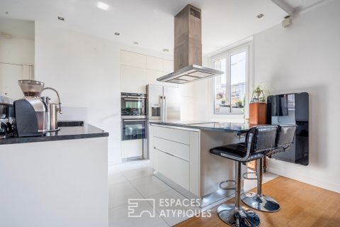 Renovated flat in a middle-class building