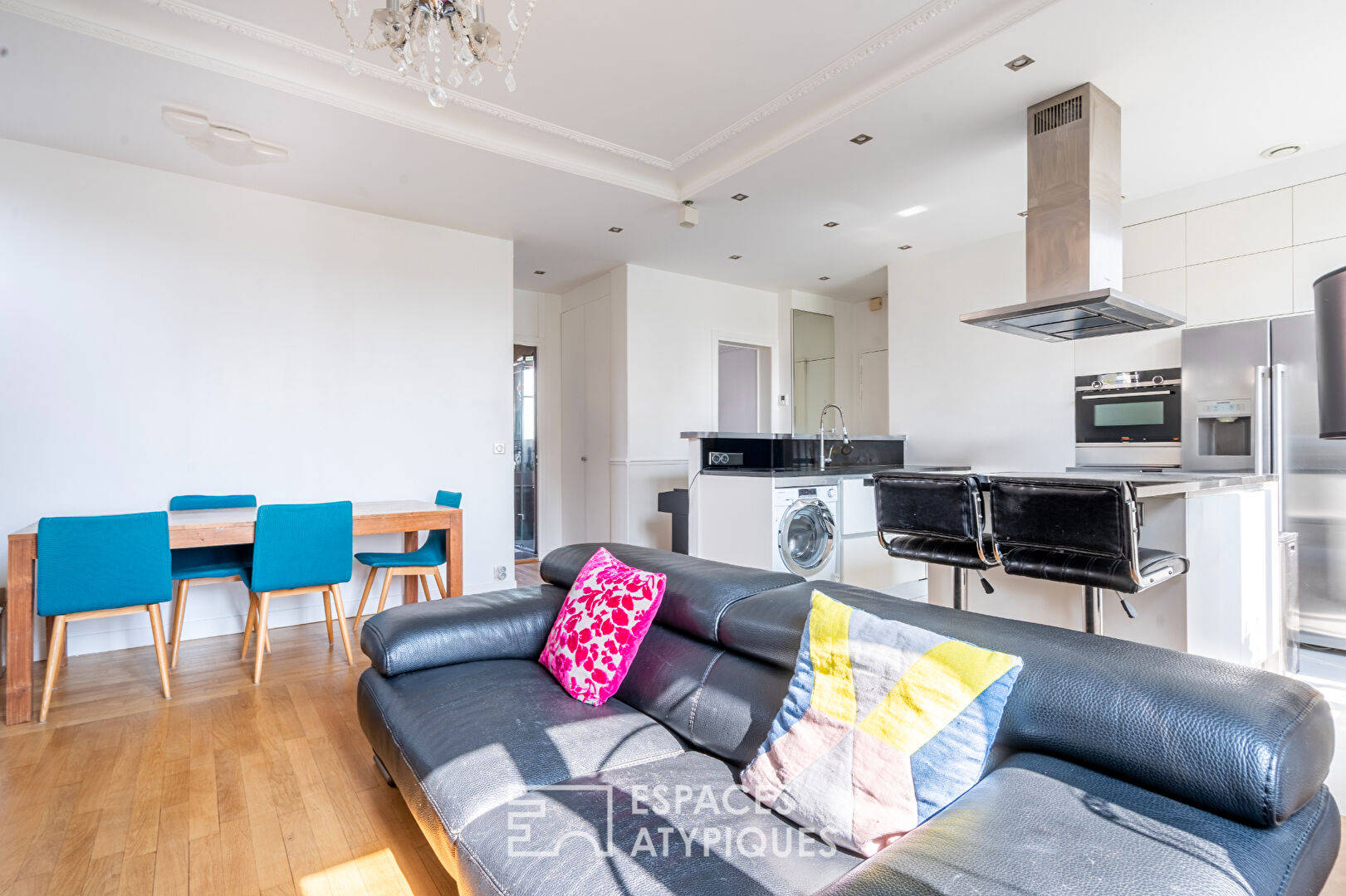 Renovated flat in a middle-class building