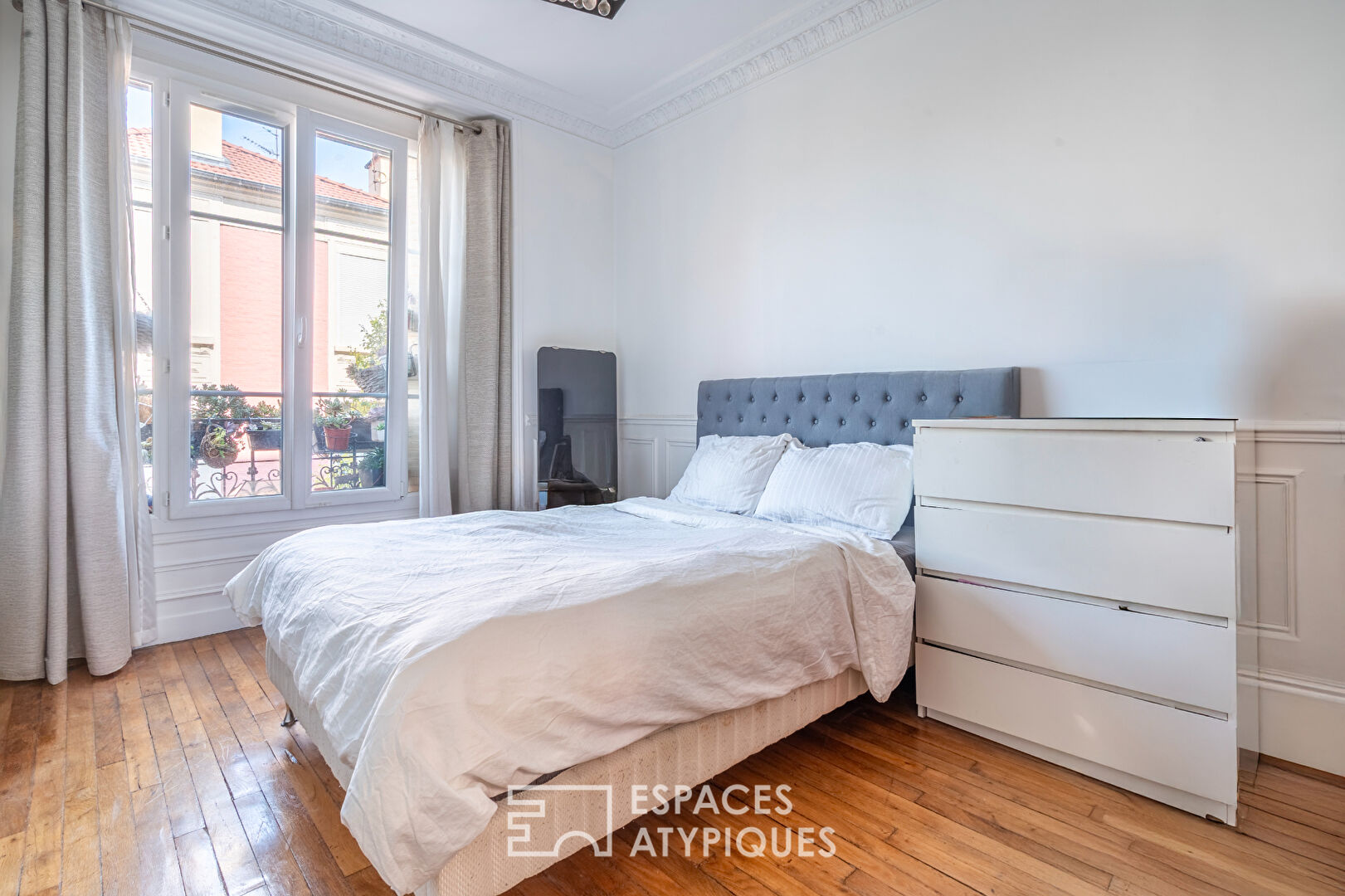 Renovated flat in a middle-class building