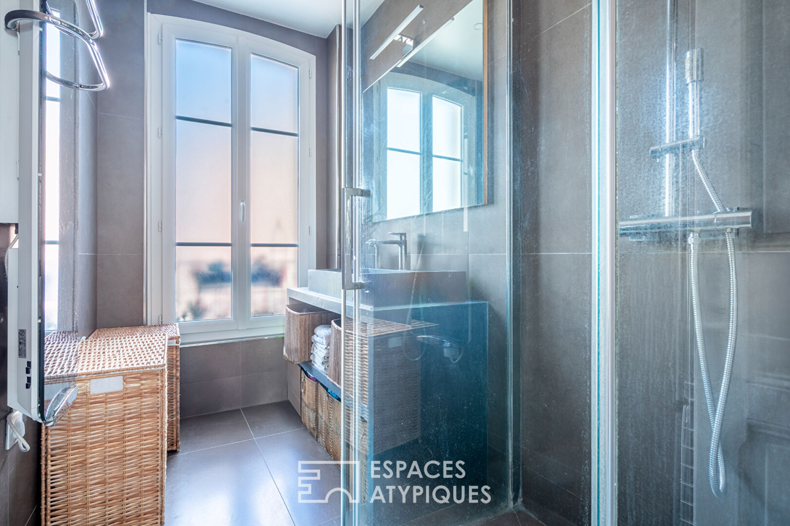Renovated flat in a middle-class building