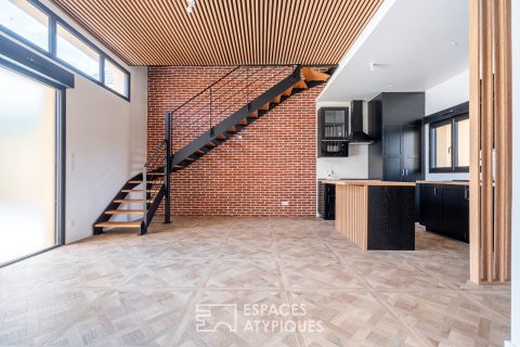 Maison d’architecte verticale avec vues sur Paris