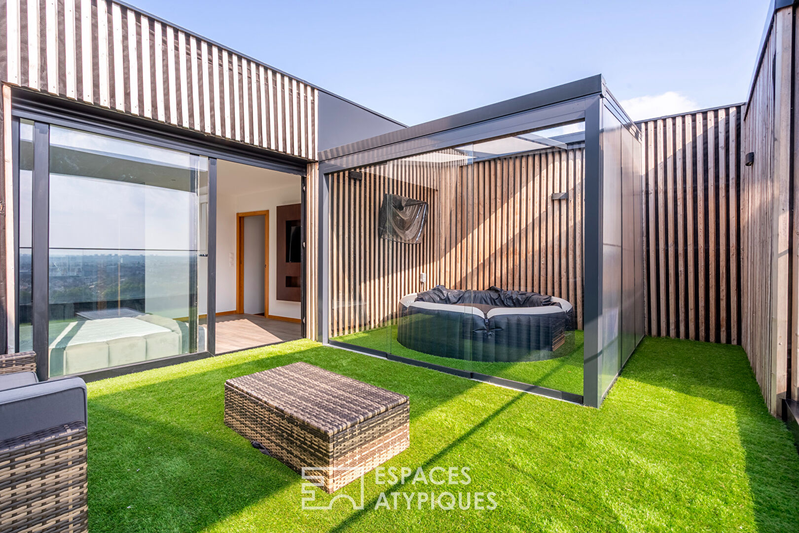 Contemporaine avec vue panoramique exceptionnelle