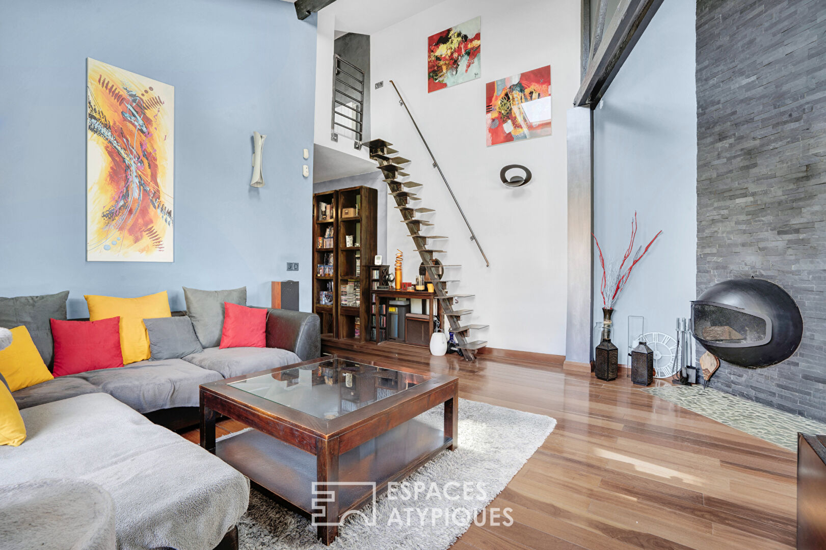 Duplex atypique avec terrasse