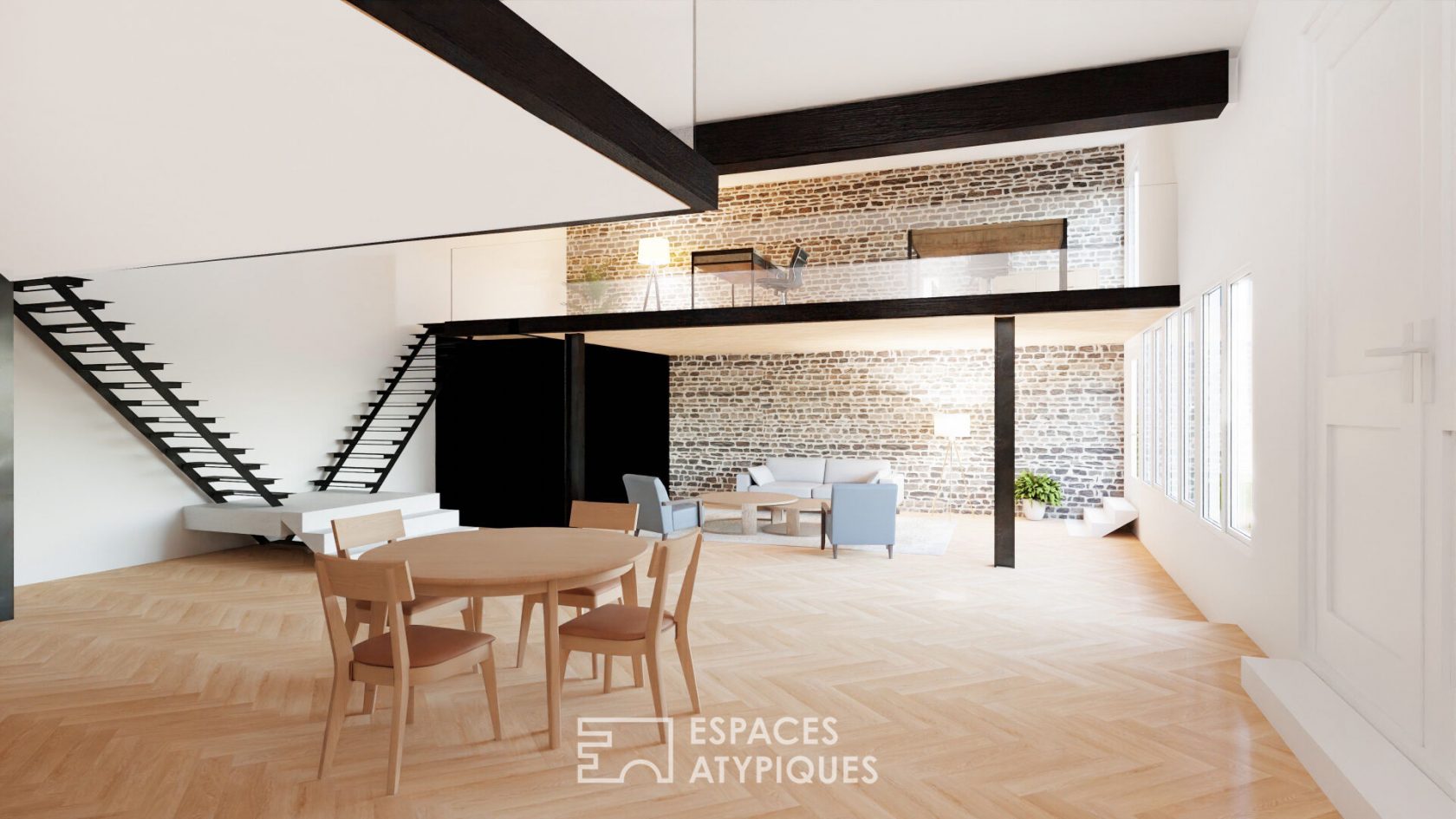 Loft with garden to be fitted out in the very center of Vincennes
