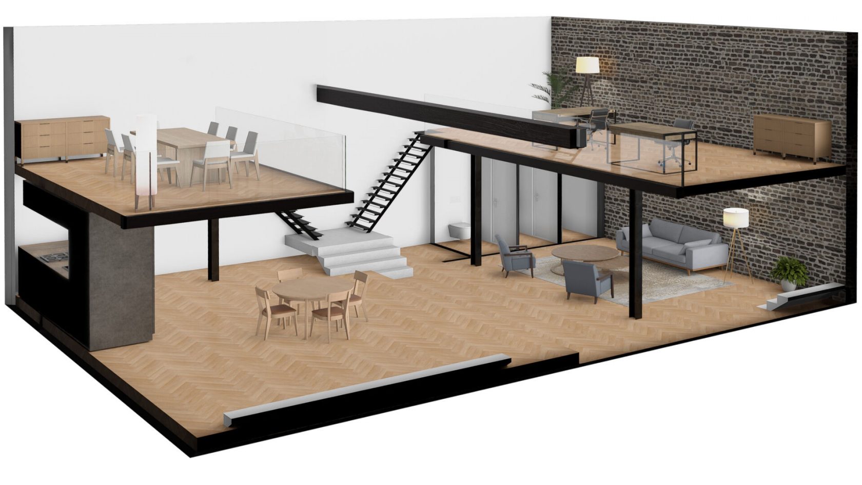 Loft with garden to be fitted out in the very center of Vincennes