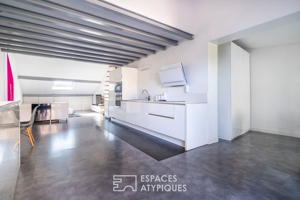 Duplex avec balcon en coeur de ville