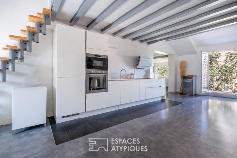 Duplex avec balcon en coeur de ville