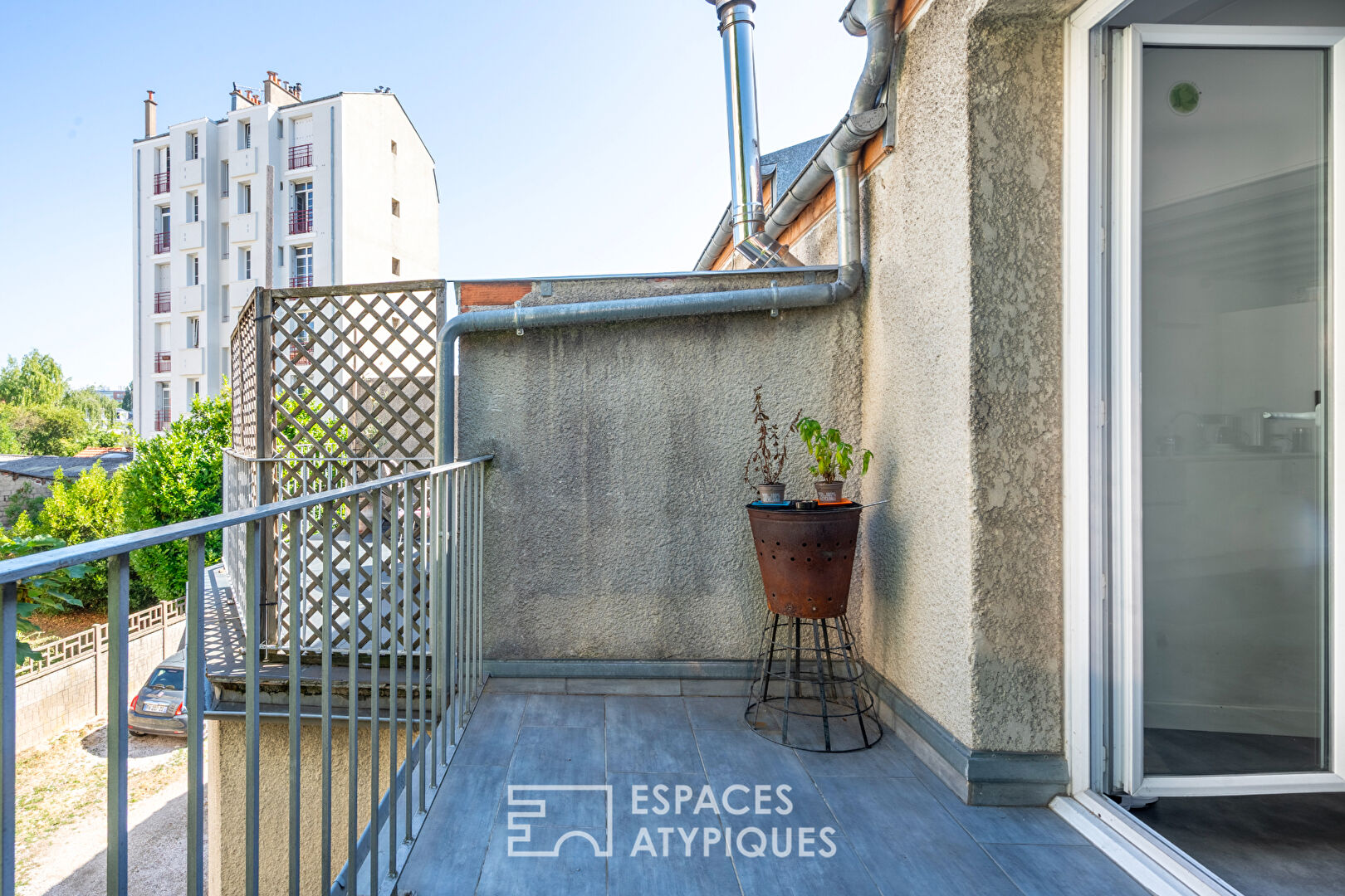 Duplex avec balcon en coeur de ville