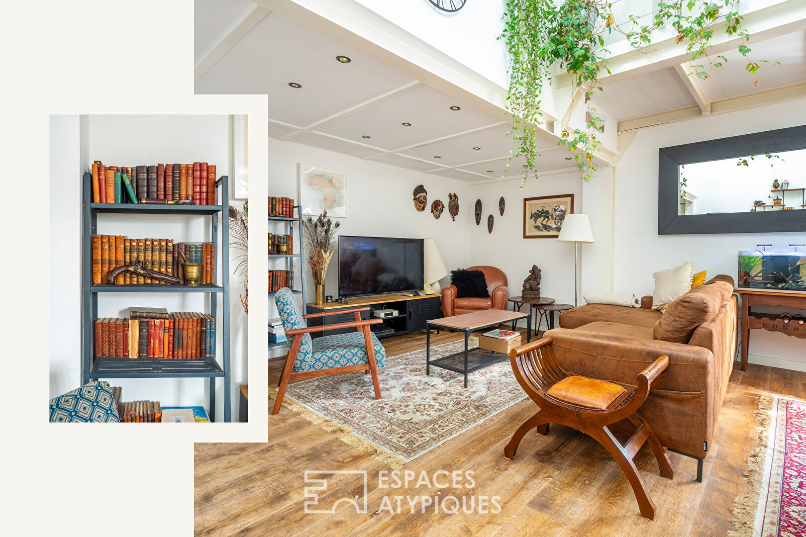 Duplex loft with shared terrace on the outskirts of Paris